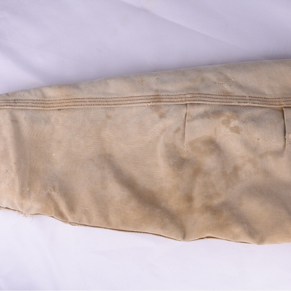 Vintage Carhartt Duck Canvas Work Jacket Tan Large - Picture 9 of 10